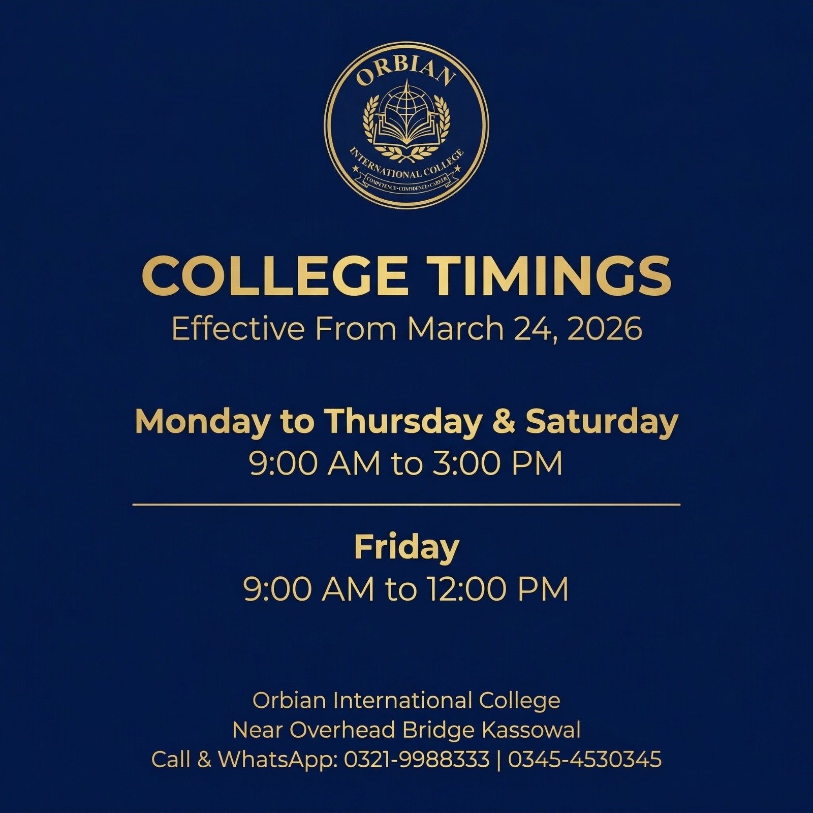 Timings